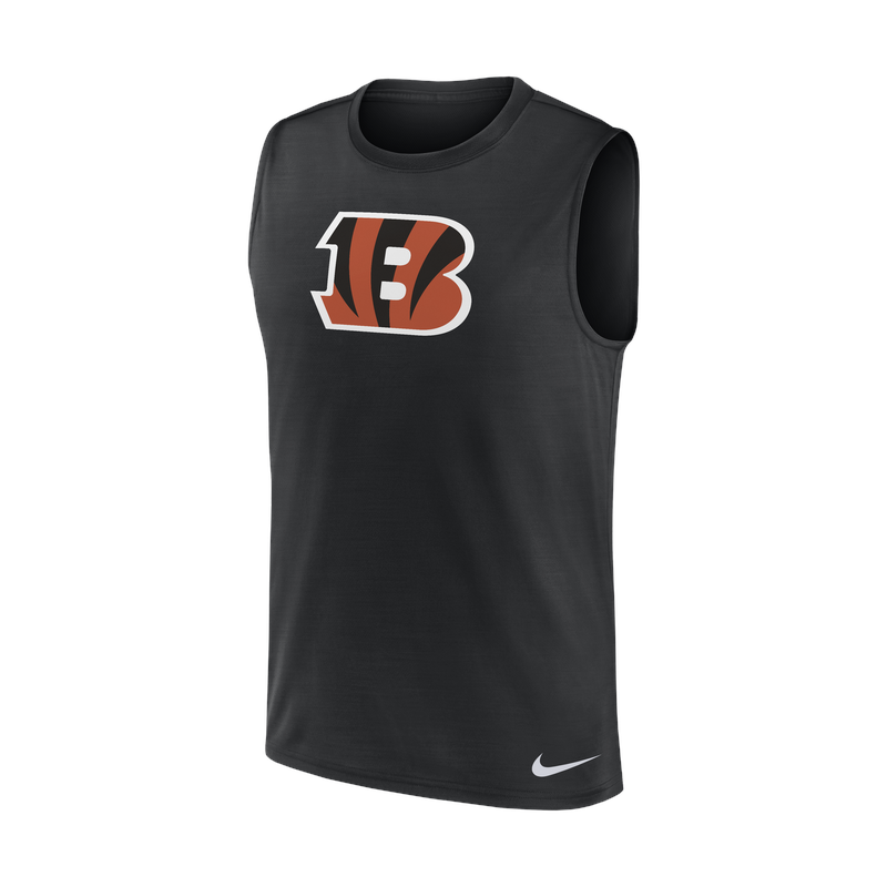 Nike NFL Men's Large Muscle Logo Tank Cincinnati Bengals