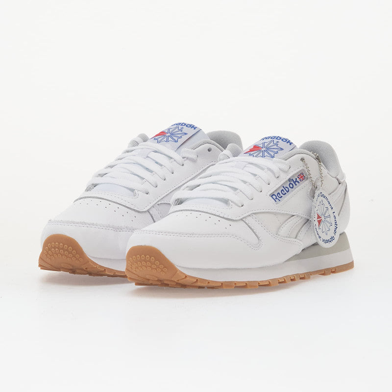 Reebok Classic Leather Ftwr White/ Blue/ Gum