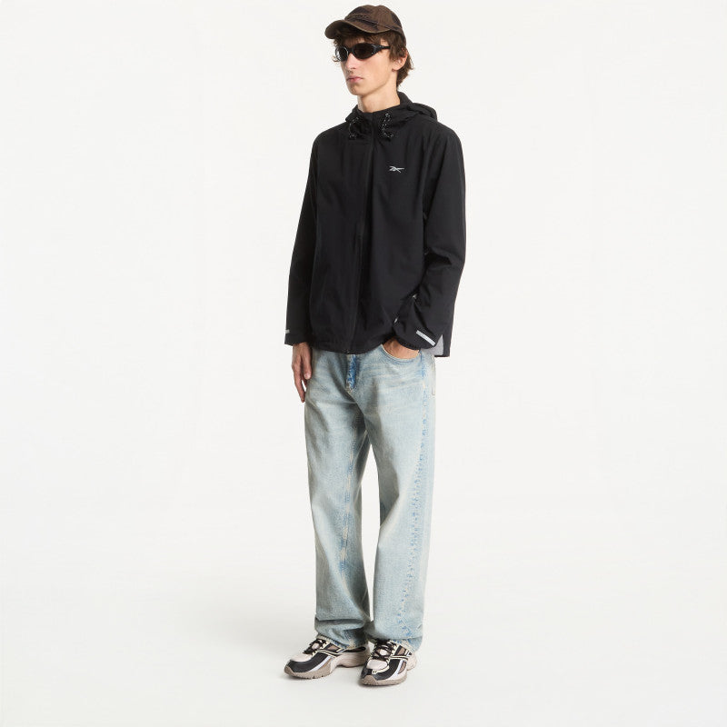 Reebok ID Lightweight Windbreaker Black/ Grey 4