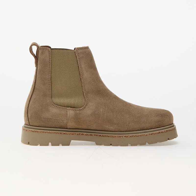 Birkenstock Highwood Slip On Mid Wmns Leather Velvet Taupe
