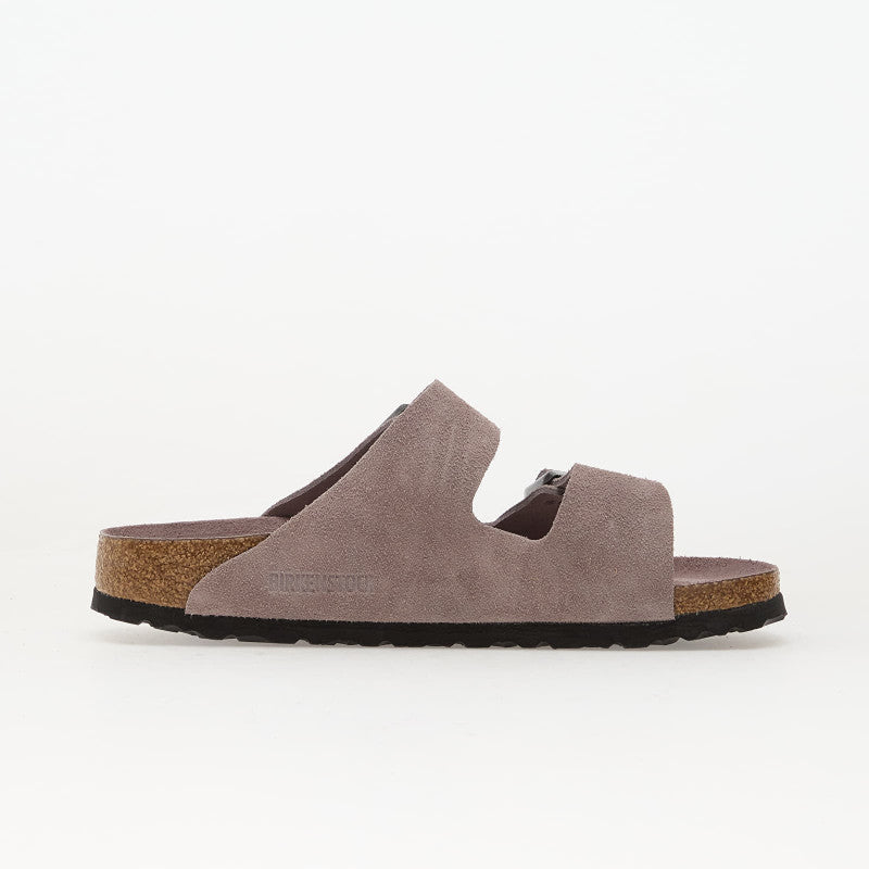 Birkenstock Arizona Soft Footbed Suede Leather Faded Purple Tonal FB