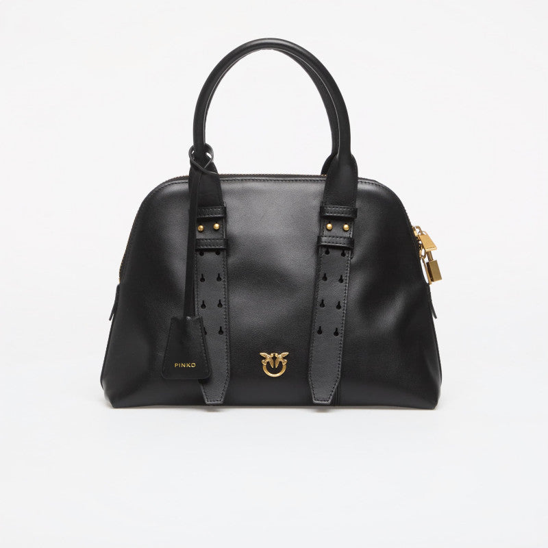 Pinko Bowling Bag Medium Vitell Black