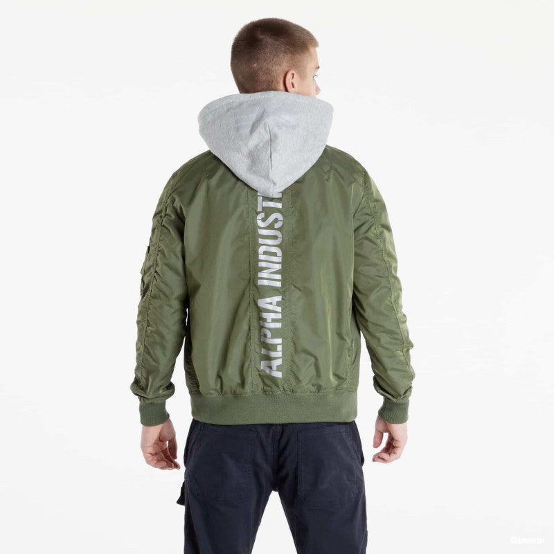 Alpha Industries MA-1 TT Hood BP Sage Green