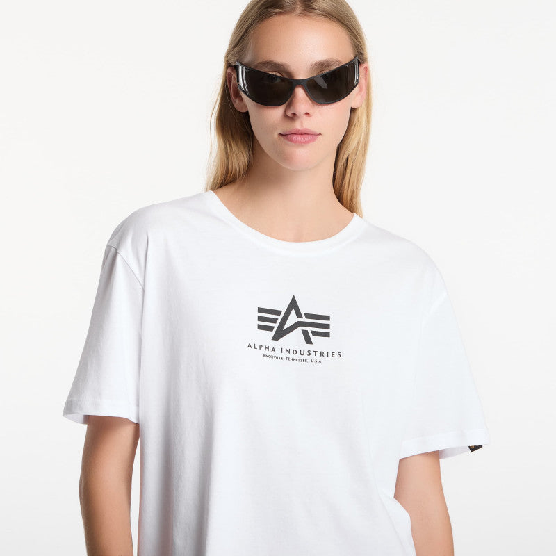 Alpha Industries Basic T-Shirt Contrast Stitch White
