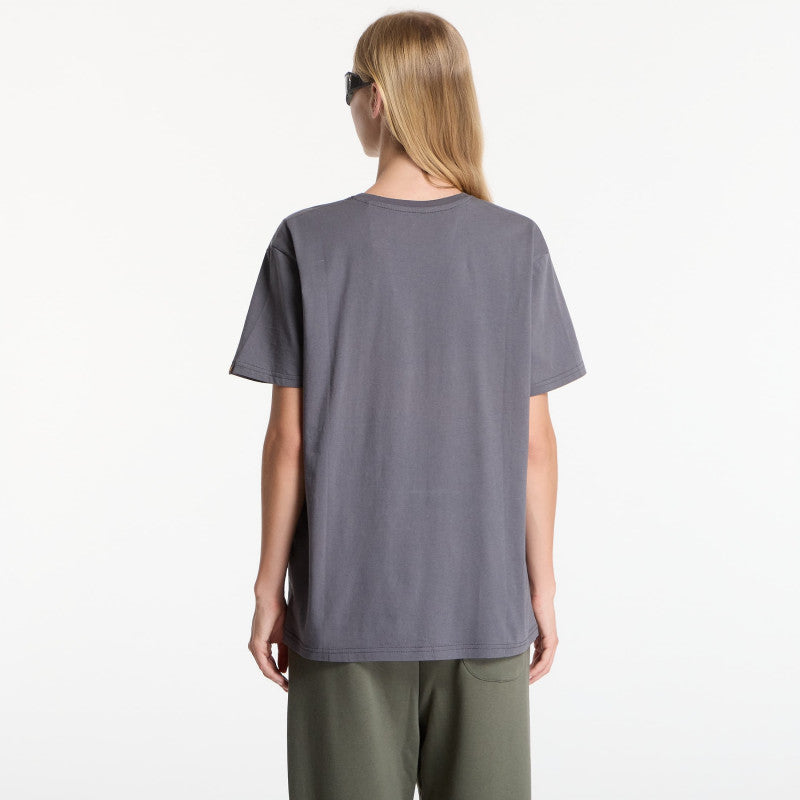 Alpha Industries Basic T-Shirt Contrast Stitch Grey Black/ Black