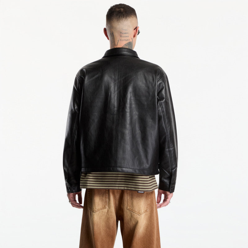 Obey Workman PU Jacket Black