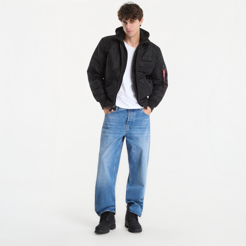 Alpha Industries MA-1 D-Tec Sleeve Embroidery Black/ Black