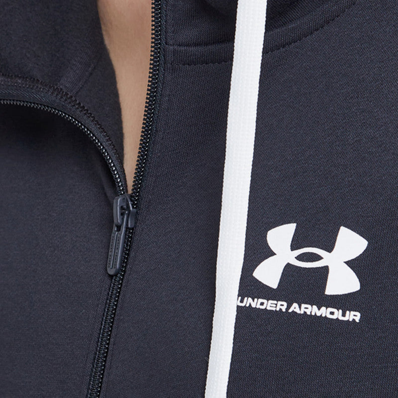 Under Armour Rival Fleece Fz Hoodie Black