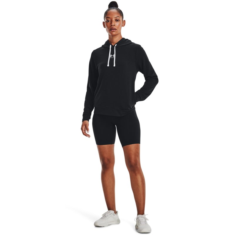 Under Armour Rival Terry Hoodie Black/ White