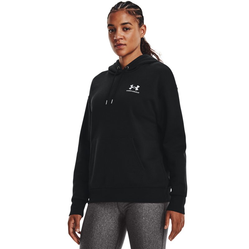 Under Armour Essential Fleece Hoodie Black