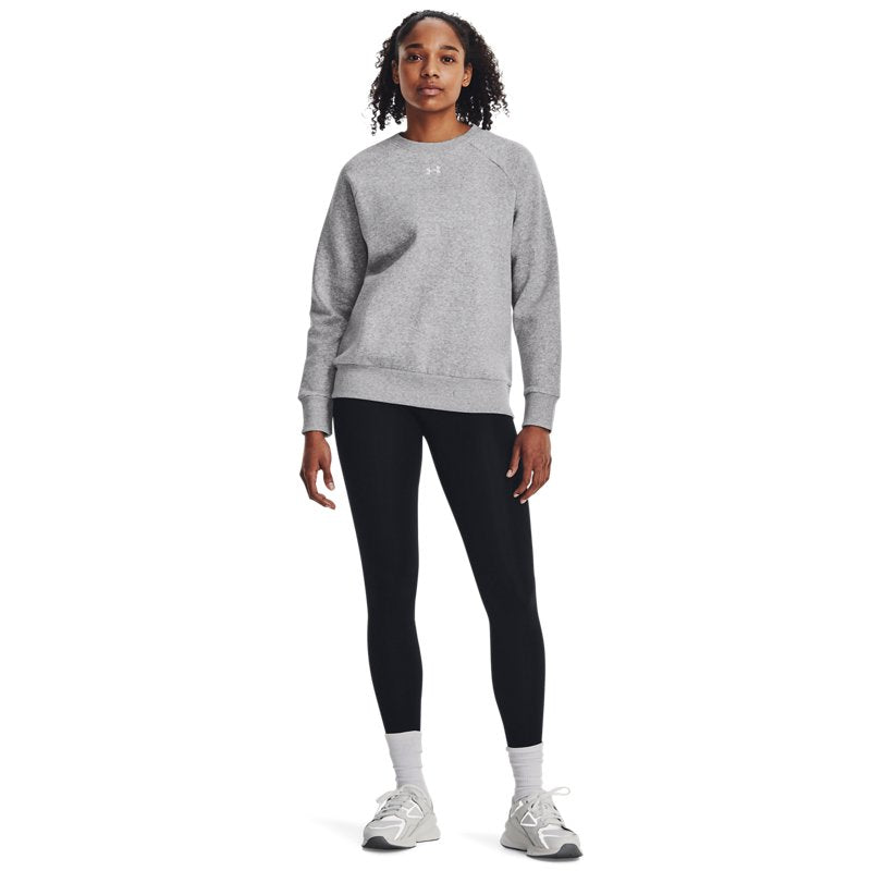 Under Armour Rival Fleece Crew Mod Gray Light Heather