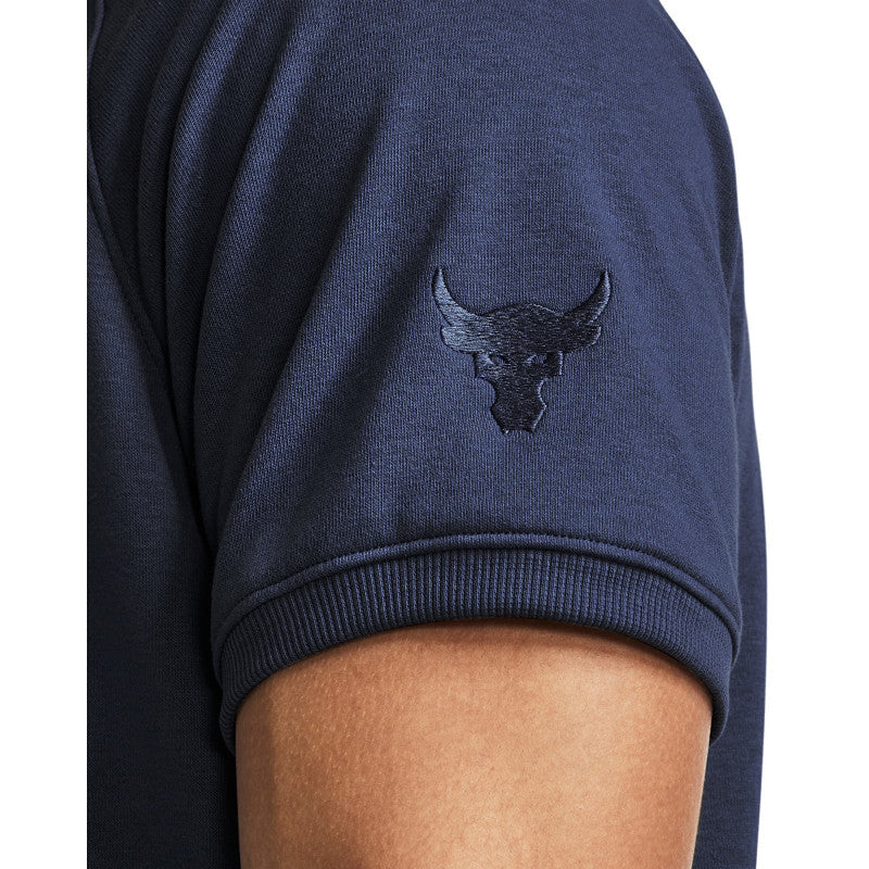 Under Armour Project Rock Terry Gym Top Hushed Blue