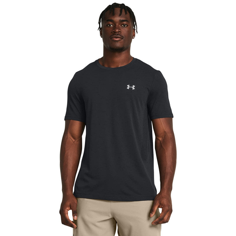 Under Armour Vanish Seamless SS Tee Black/ Mod Gray