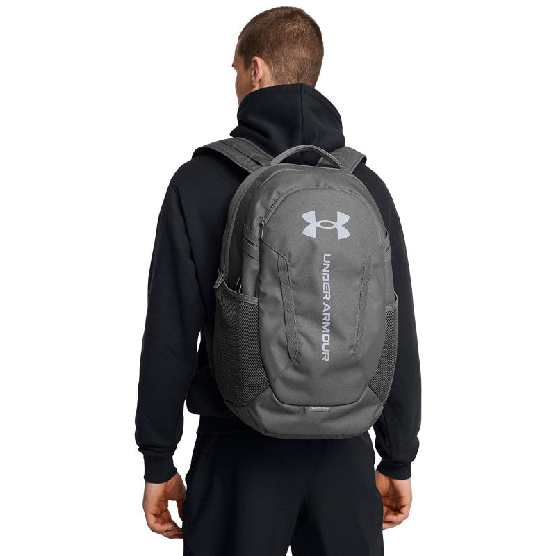 Under Armour Hustle 6.0 Backpack Castlerock/ Steel