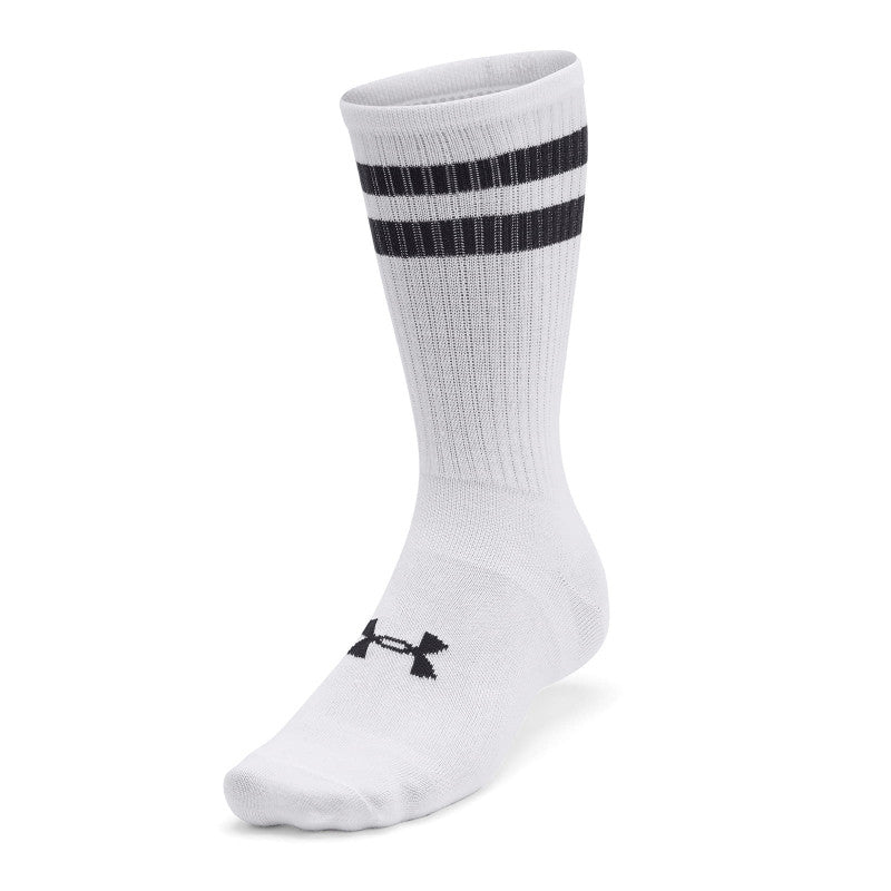 Under Armour Essential 6-Pack Crew White/ White/ Black