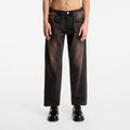 Jeansy Obey Studded Boxcar Straight Leg Denim Black Rust Wash