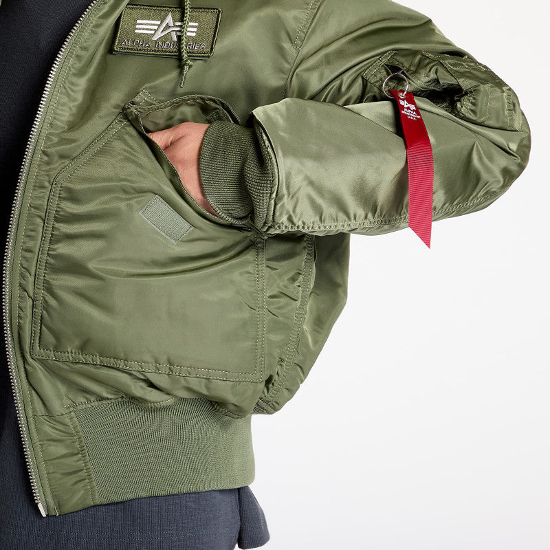 Alpha Industries 45P Hooded Sage-Green