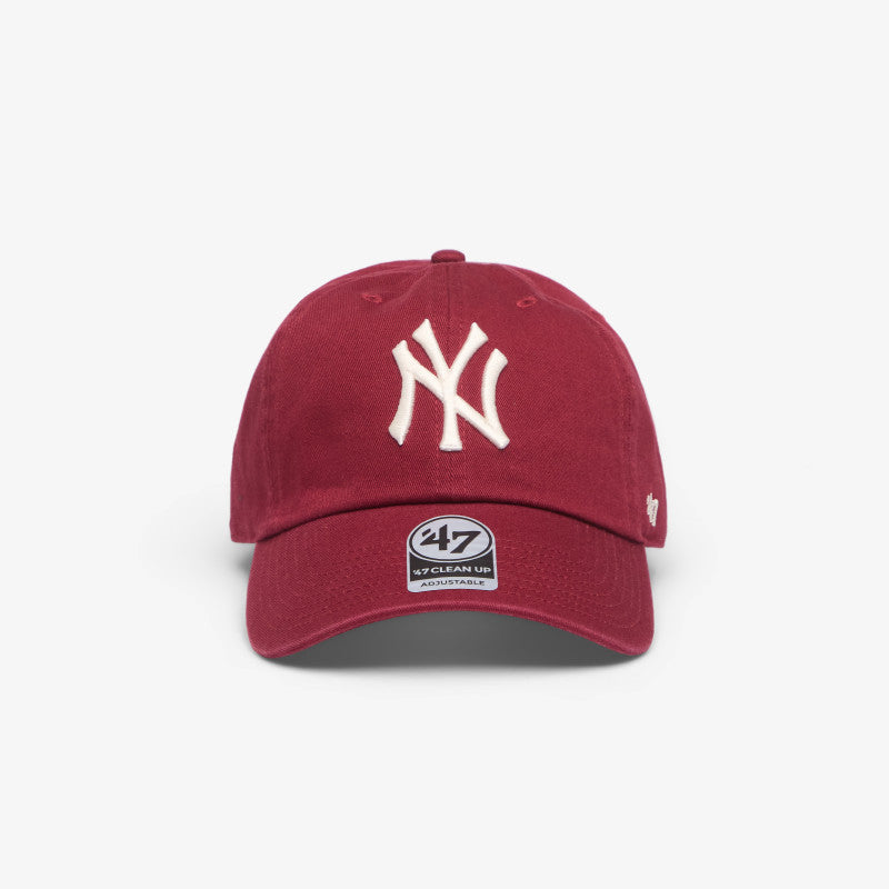 47 Brand MLB Clean Up New York Yankees Cap Burgundy
