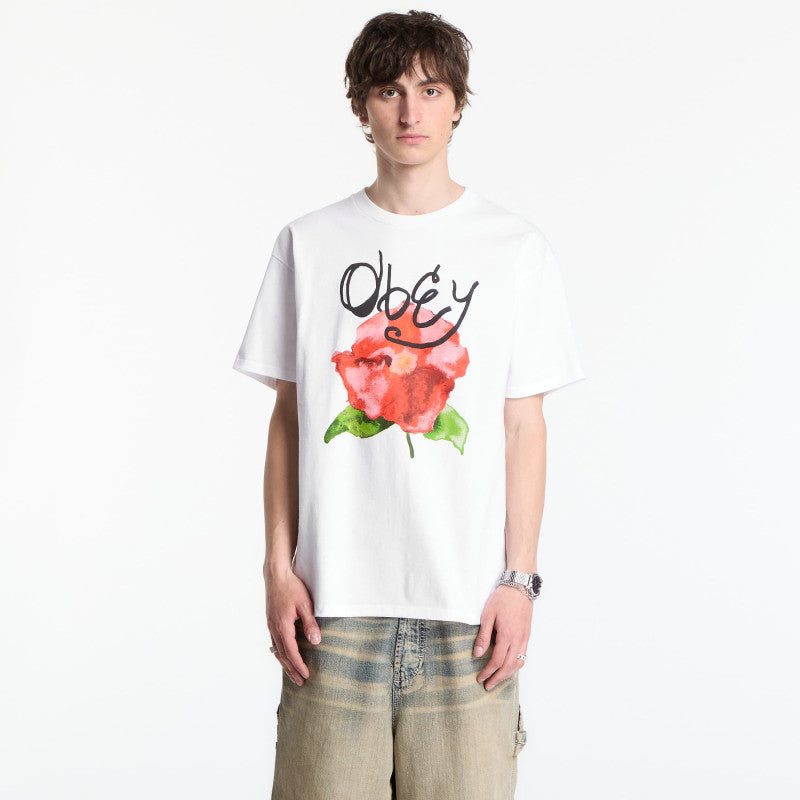 OBEY Watercolor Poppy White