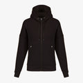 On Zipped Hoodie Black