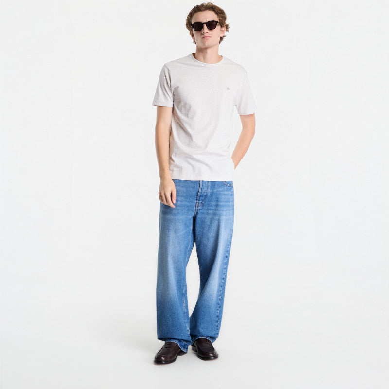 Gant Reg Shield Ss T-Shirt Glacier Melange