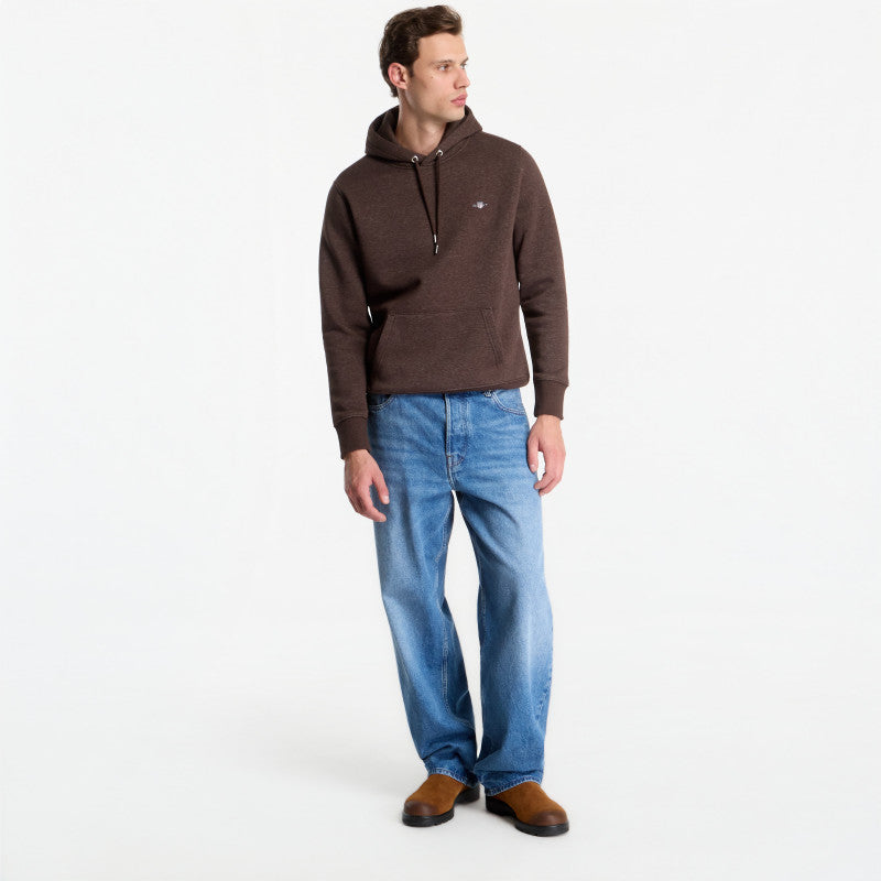 Gant Reg Shield Hoodie Burnt Grass