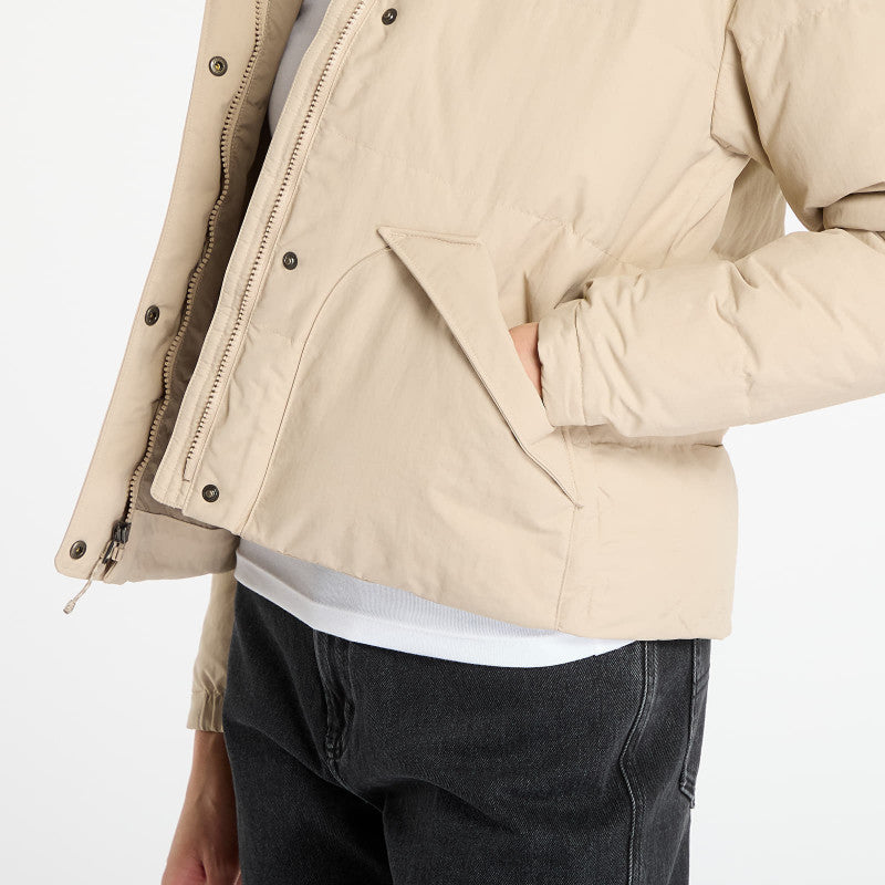 Patagonia W's Downdrift Jacket Oar Tan W/ Seabird Grey