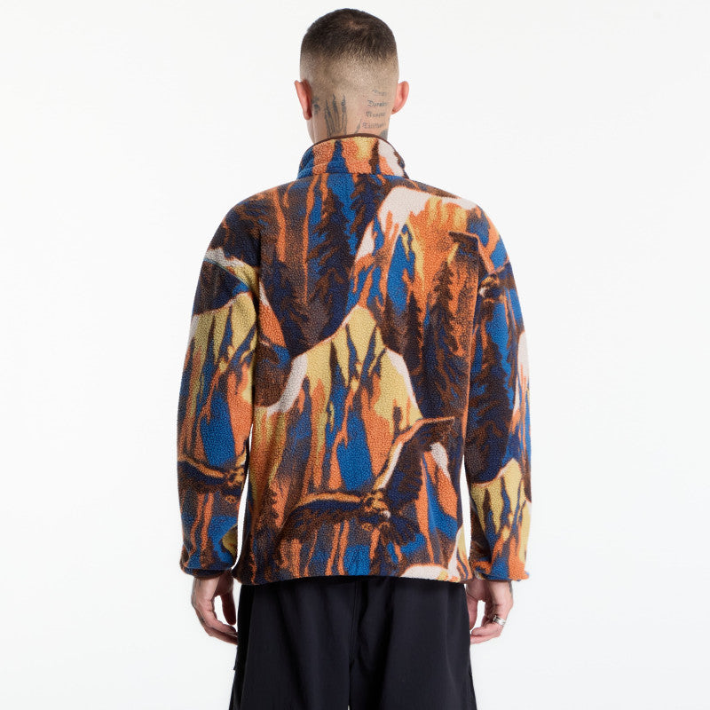 Columbia Helvetia™ II Printed Half Snap Fleece Teak Brown Soarin