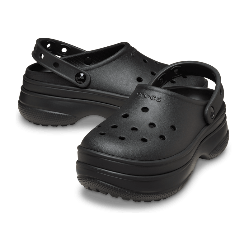 Crocs Classic Stacked Clog Black/Black