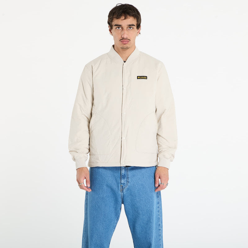 Columbia High Cascades™ Interchange Reversible Bomber Jacket Dark Stone Skylines