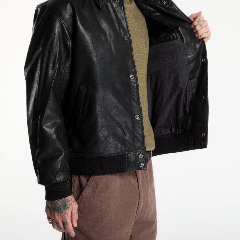 Alpha Industries PU College Jacket Black