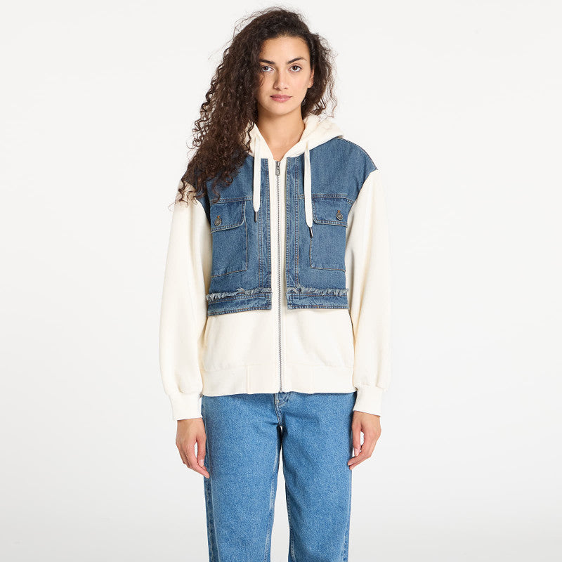 Desigual Trucker Jacket Cream