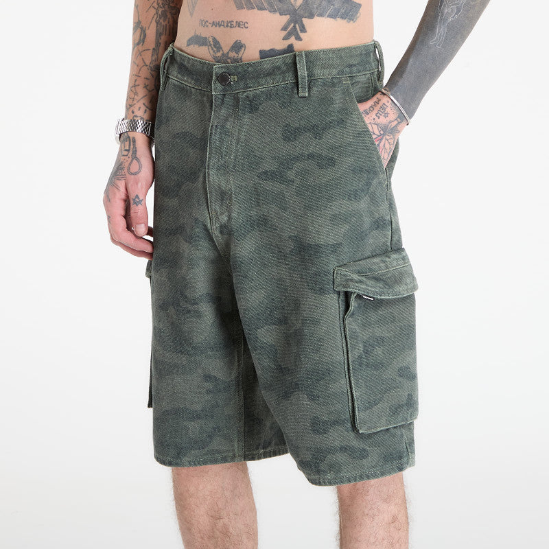 Daily Paper Camo Cargo Shorts Aop