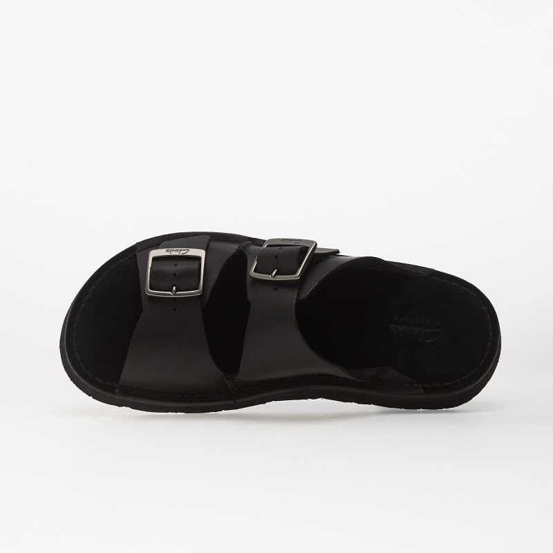 Clarks Solsbury Strap Black Leather