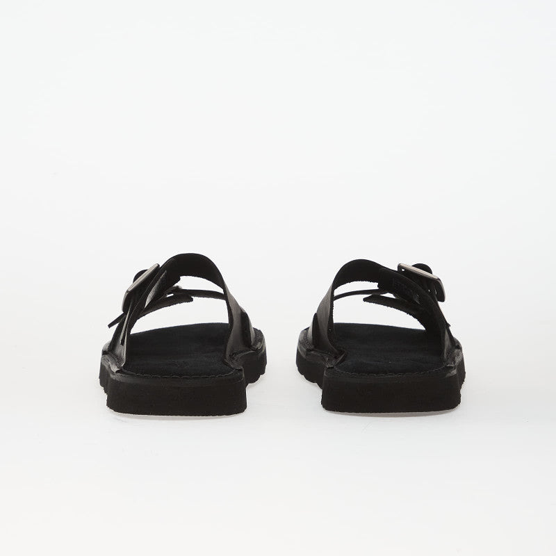 Clarks Solsbury Strap Black Leather