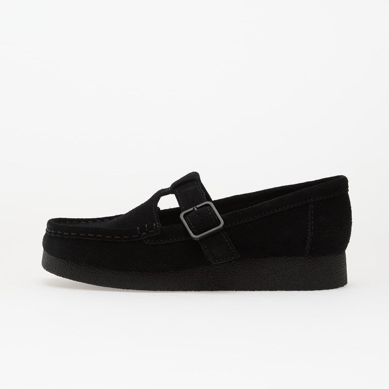 Clarks WallabeeEVOBar Black Suede