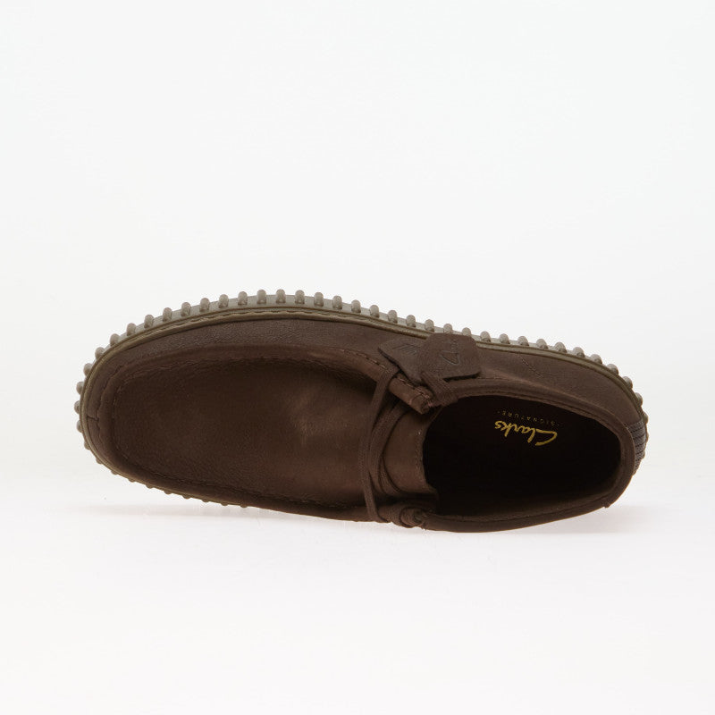Clarks Torhill Hi Leather Dark Brown