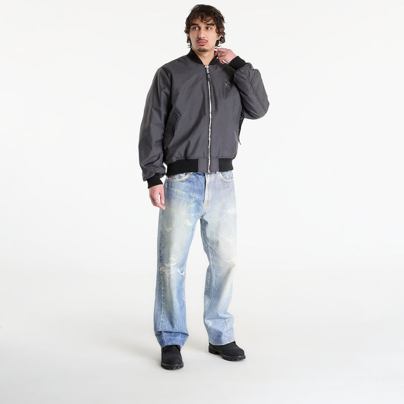 Alpha Industries World Logo MA-1 Vintage Grey