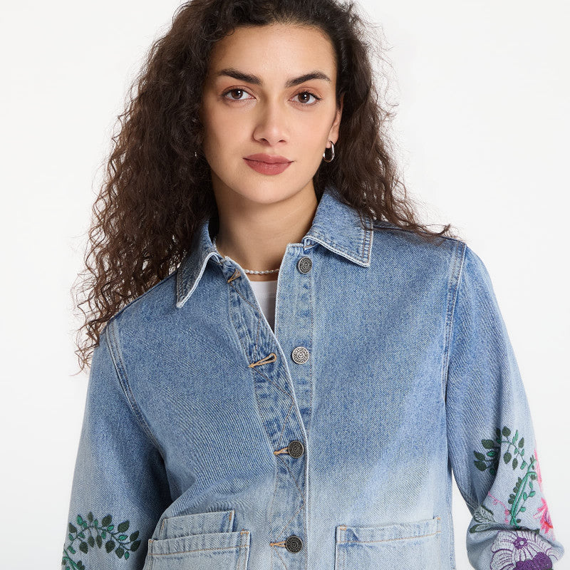 Desigual Chaq Dakota Coat Blue