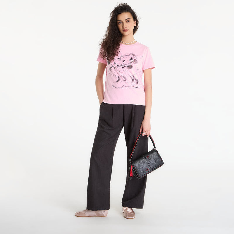 Desigual Ts Core Mickey T-Shirt Red