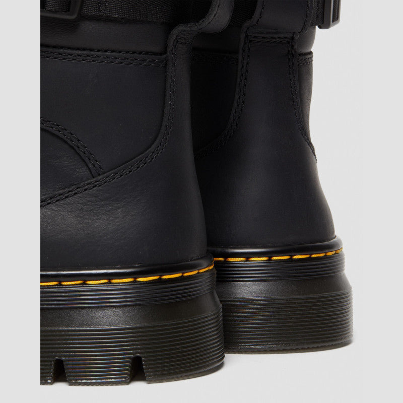 Dr. Martens COMBS TECH Leather Black Wyoming & Black Pu Polyurethane