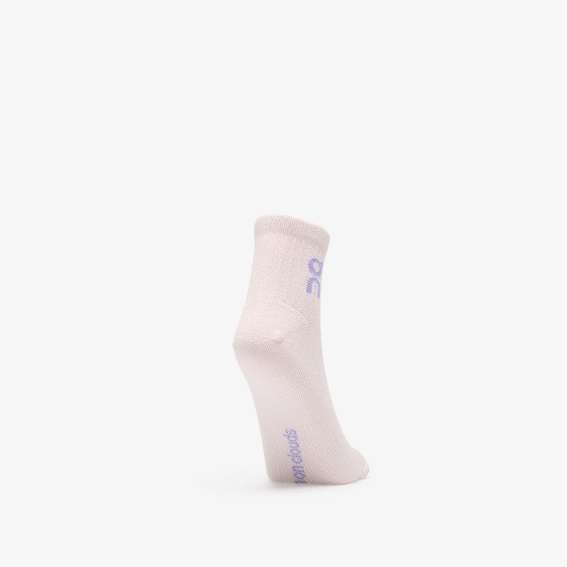 On Logo Sock Mid 3-Pack Orchid/ Comet