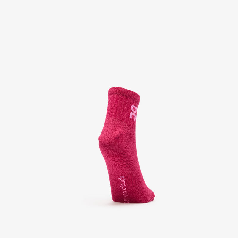 On Logo Sock Mid 3-Pack Orchid/ Comet