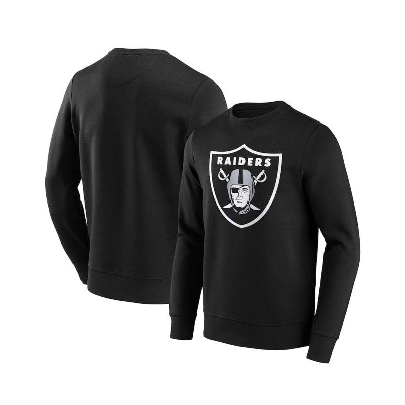 Fanatics NFL Men's Primary Logo Graphic Crew Sweatshirt Las Vegas Raiders