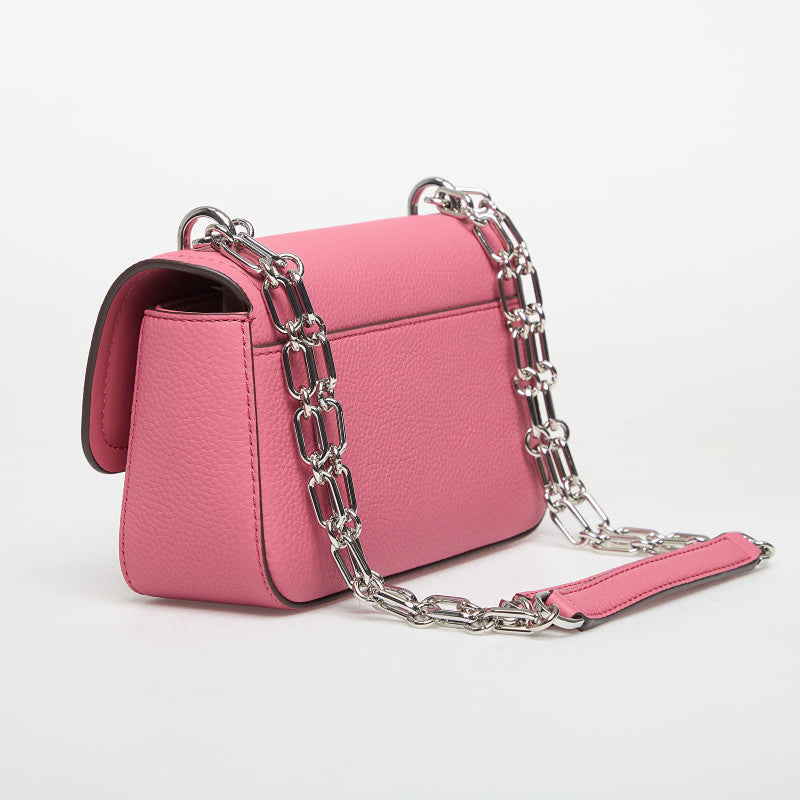 Michael Kors Sm Conv Chain Shoulder Rosewood