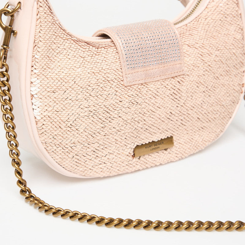 Kurt Geiger Sm Chelsea Hobo Pale Pink
