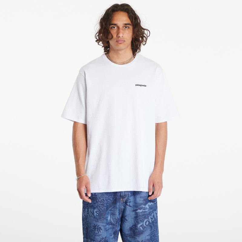 Patagonia M's P6 Logo Responsibili Tee White