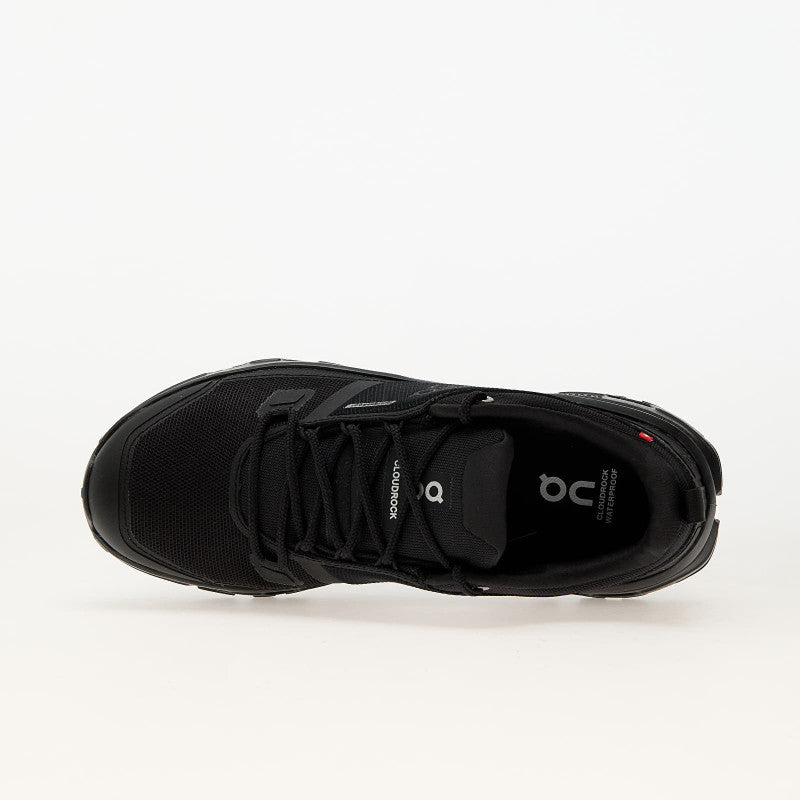 On M Cloudrock Low WP Black/ Black