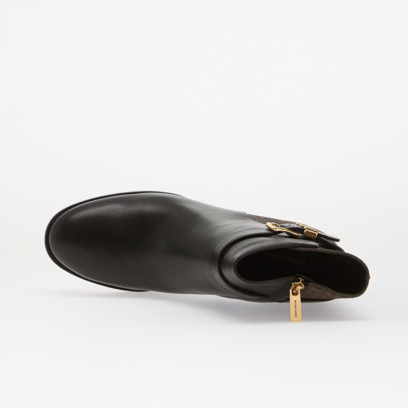 Michael Kors Rachel Heeled Bootie Black/ Brown