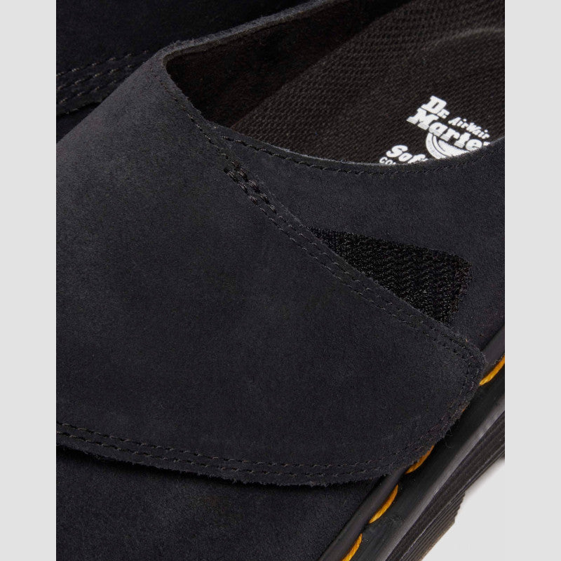 Dr. Martens ZEBZAG ANYWAIR Black Bronx Suede
